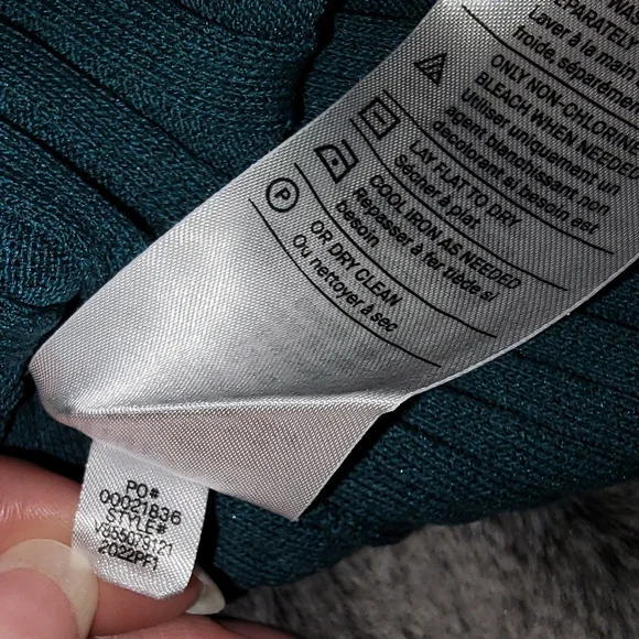 Vince Teal Ribbed Cardigan XS - Picture 7 of 7